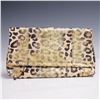 Image 1 : B. May Foldover Python Clutch Purse