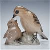 Image 1 : Bing & Grondahl Porcelain Figurine, Sparrow Feeding Its Young