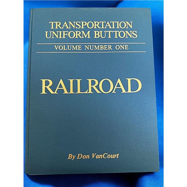 A book on railroad buttons