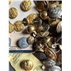 Image 2 : A bag lot of div 1 & 3 Uniform/Military buttons