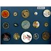 Image 1 : A small card of division 1 & 3 assorted material buttons