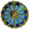 Image 2 : A div. 3 reverse painted glass button