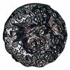 Image 2 : A card of div.1 black glass buttons with silver luster