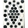 Image 1 : A card of division one assorted black glass buttons