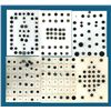 Image 1 : 6 Cards of mostly div. 1 assorted black glass buttons