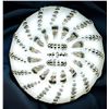 Image 2 : A card of division three glass buttons.