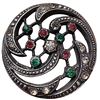 Image 2 : A division one colorful jeweled button