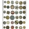 Image 1 : A card of division one and three assorted buttons