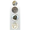 Image 1 : A small card of division one pearl buttons