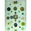 Image 2 : 5 Cards of division three plastic buttons