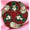 Image 2 : A card of division one assorted enamel buttons