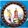 Image 1 : A division one pictorial enamel button