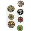 Image 1 : A small card of division one enamel buttons
