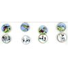 Image 2 : A partial card of div. 3 pictorial porcelain buttons