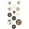 Image 1 : A small card of division 1 assorted material buttons