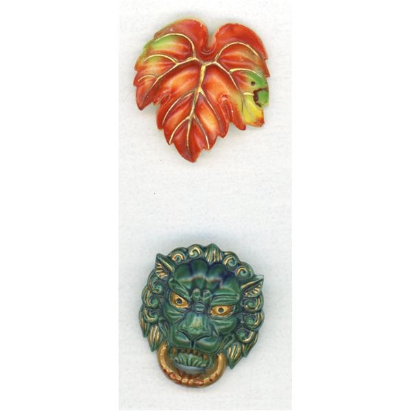A small card of buttons from Japan