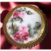 Image 1 : A division one hand painted porcelain in metal button
