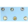 Image 1 : A small card of division one "Weskit" buttons