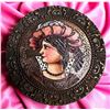Image 1 : A division one pictorial enamel button