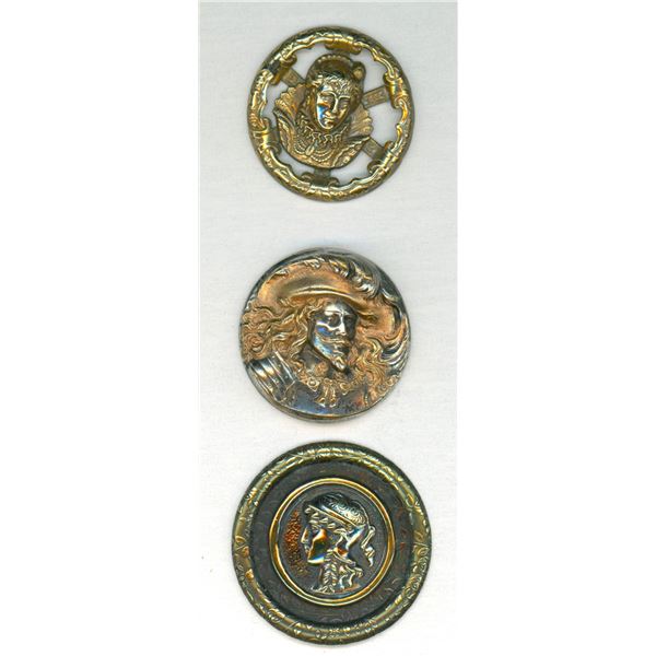 A small card of division one head buttons