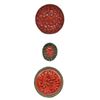 Image 1 : A small card of division one Cinnabar buttons