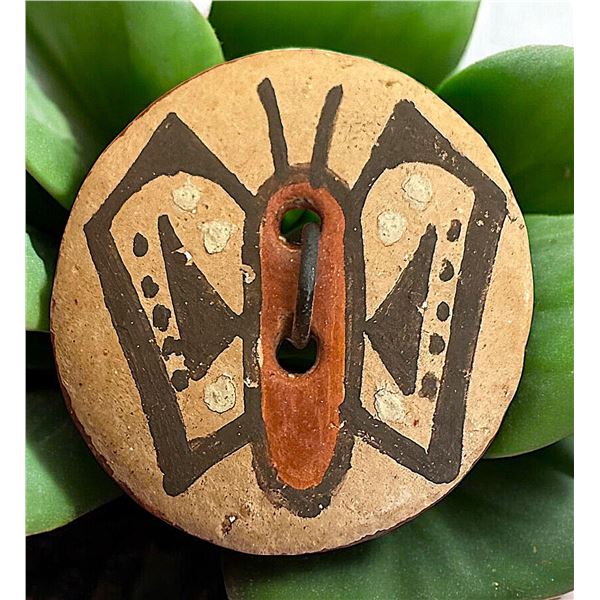 A division three Southwest pottery button