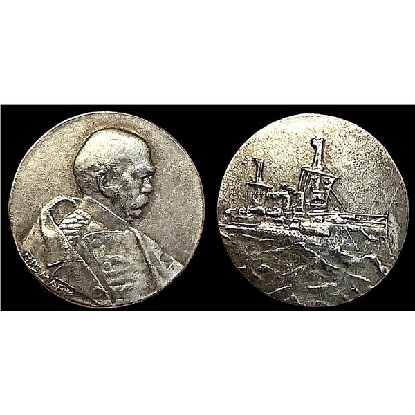 A small card of backmarked silver buttons
