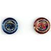 Image 2 : A card of division 1 and 3 assorted glass buttons