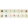 Image 2 : A card of division one glass buttons