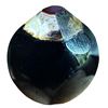 Image 2 : A Division one scarce black glass button