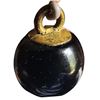 Image 3 : A Division one scarce black glass button