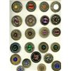 Image 1 : A card of division one large jewel buttons