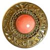Image 2 : A small card of division one Glass in metal buttons