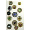 Image 1 : A small card of division one large jewel buttons
