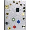 Image 1 : A card of division one assorted spider buttons
