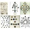 Image 1 : A box lot of several cards of assorted buttons
