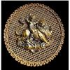 Image 1 : A division one pictorial cherub brass button