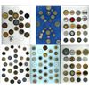 Image 1 : A box lot of several cards of assorted buttons