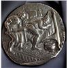 Image 1 : A division one silver pictorial button