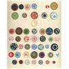 Image 2 : A card & a half of div 3 celluloid buttons