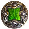 Image 2 : A small card of division one Glass in metal buttons