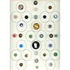 Image 1 : A card of division three studio artist buttons