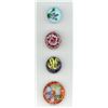 Image 1 : A small card of division three studio artist buttons