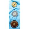 Image 1 : A small card of division one & three ceramic buttons