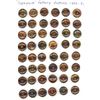 Image 1 : A card of division one pottery buttons