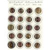 Image 1 : A card of division one pottery buttons