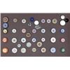 Image 2 : A card of division one assorted china buttons