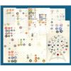 Image 1 : 9 Partial cards of division one china buttons