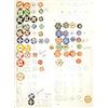 Image 2 : 9 Partial cards of division one china buttons
