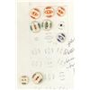Image 3 : 9 Partial cards of division one china buttons